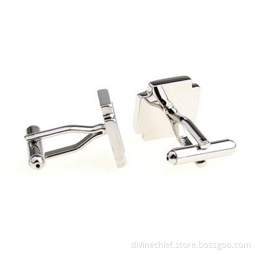 Wholesale Black Paint Mens Cufflinks For Man's Suit Shirt